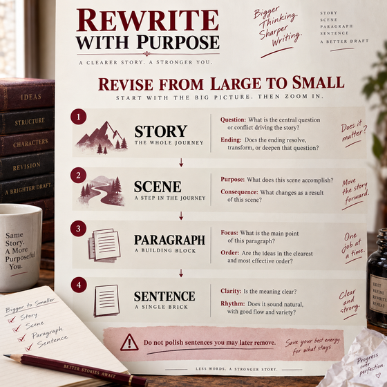 A sample page from Rewrite with Purpose.