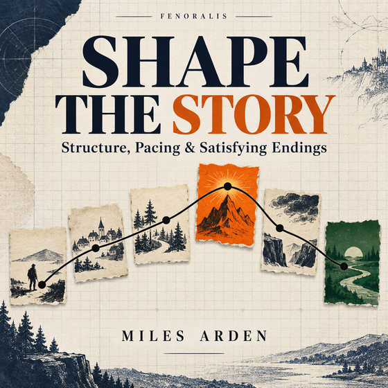 Cover of Shape the Story, a FENORALIS digital writing guide.